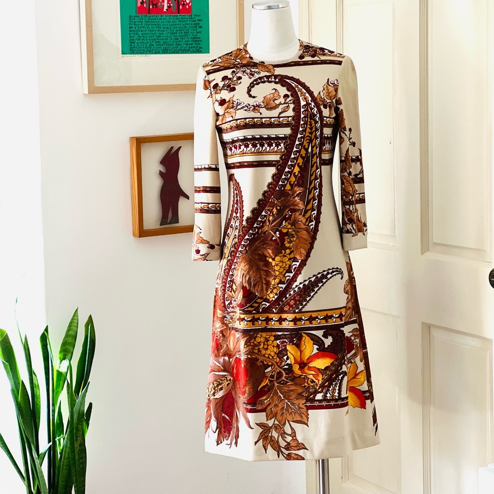 1970’s Goldworm Knit Dress. Fall Vibes!
